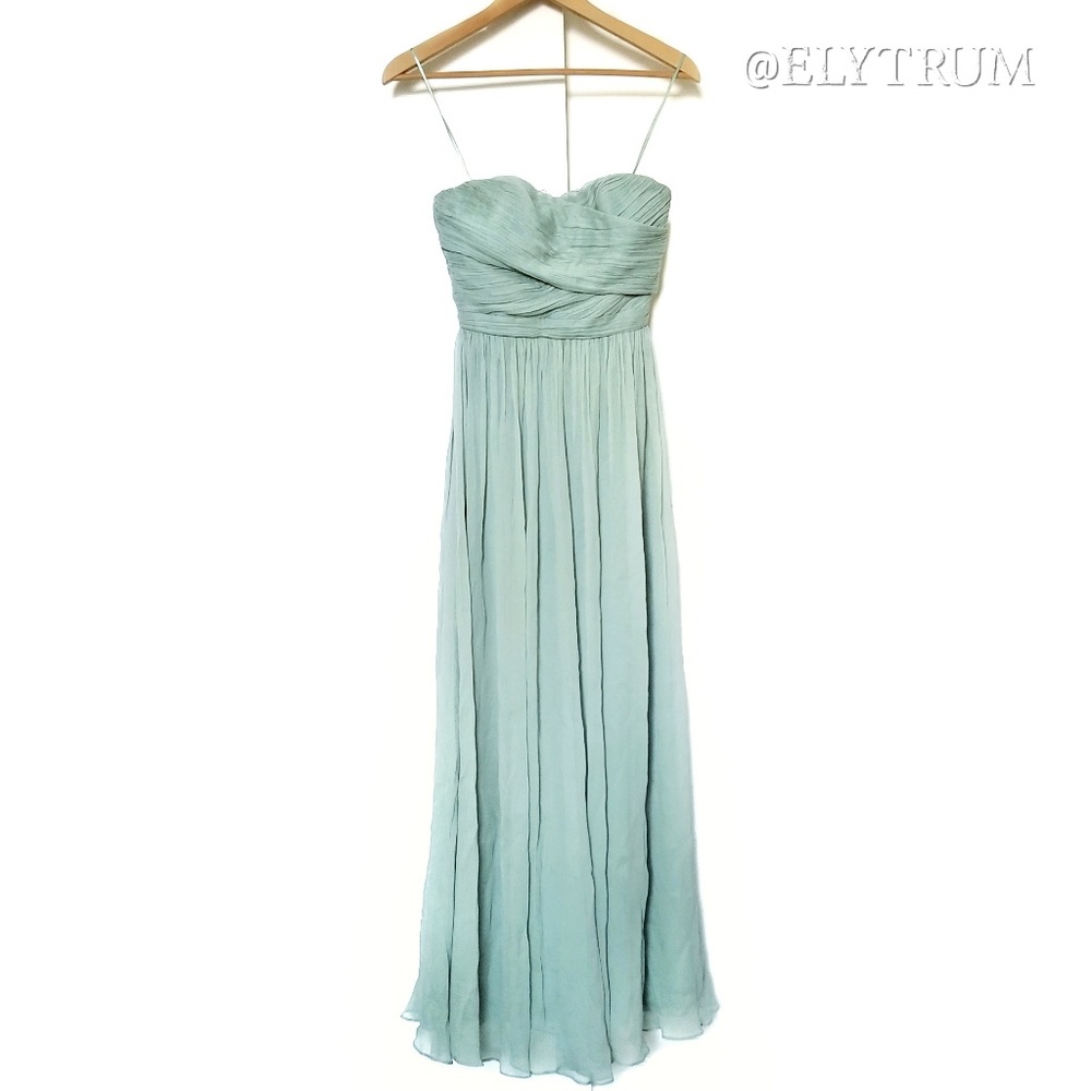 J.Crew Arabelle silk strapless gown - Picture 3 of 6